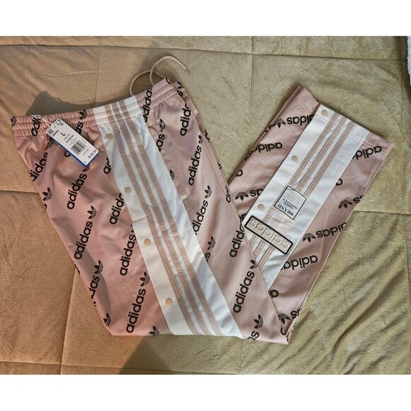 adidas Pants - Adidas snap pants sz L
